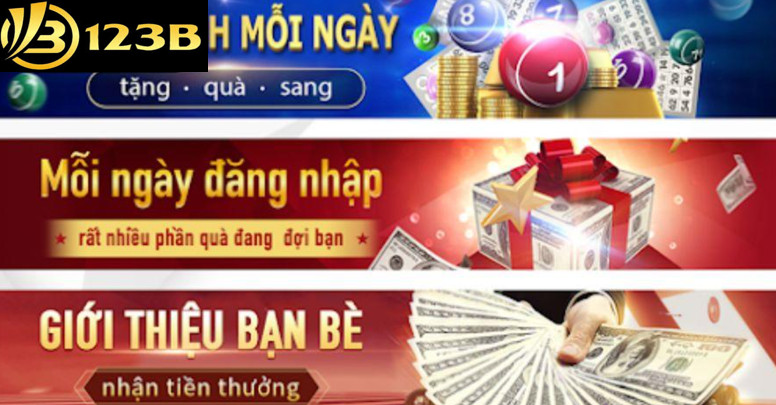 Nhận quà Đăng Nhập 123b chuyên cần trên 123b